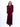 1930's Silk Velvet Raspberry Gown